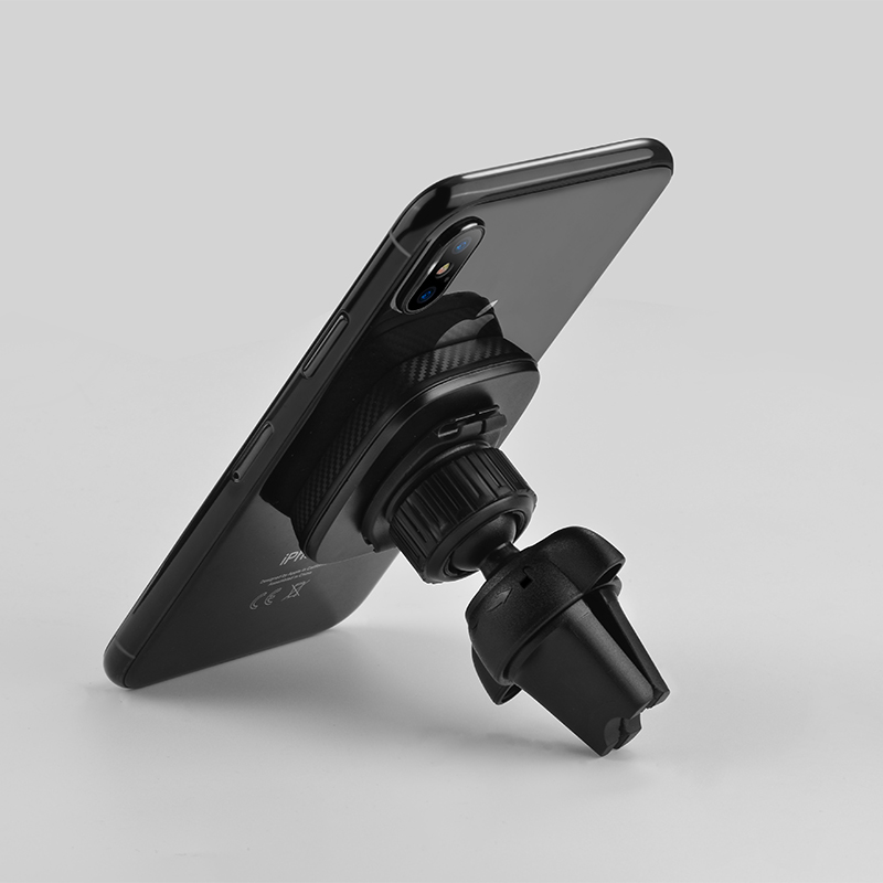 Автотримач для телефона HOCO CA23 Lotto series magnetic air outlet holder Black - Зображення 4