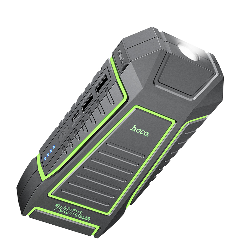 Автомобільний пуско-зарядний пристрій HOCO QS1 Spring car emergency start-up power bank(10000mAh) - Зображення 4