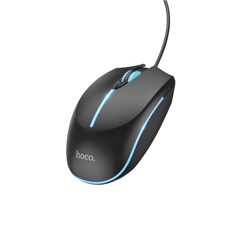 Миша HOCO GM37 Wonderful gaming luminous wired mouse Black - Зображення 4