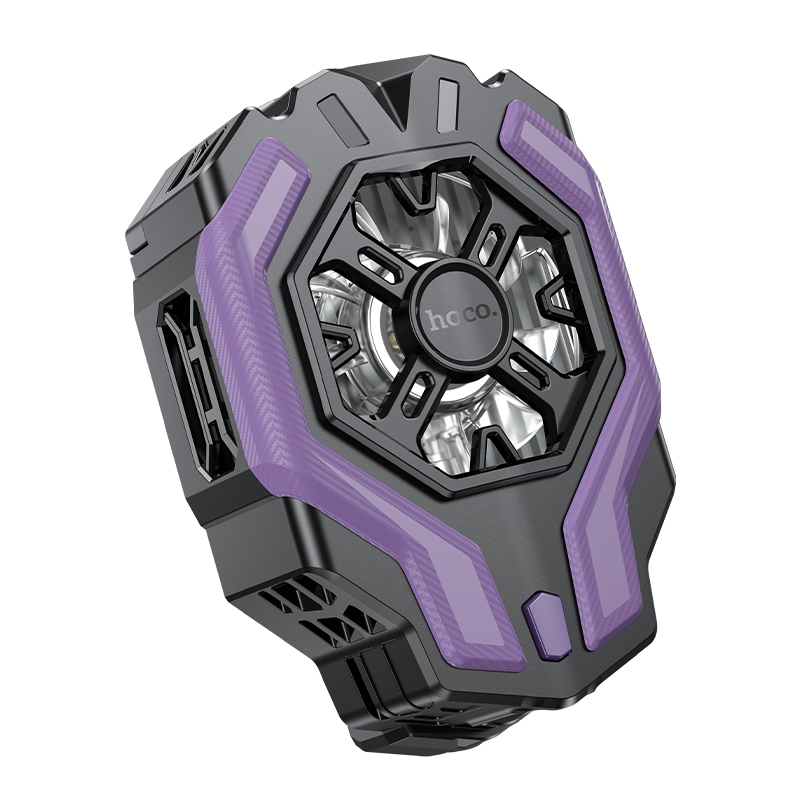 Кулер для мобільного HOCO GM26 Ambitious cooling mobile phone fan Black - Зображення 4