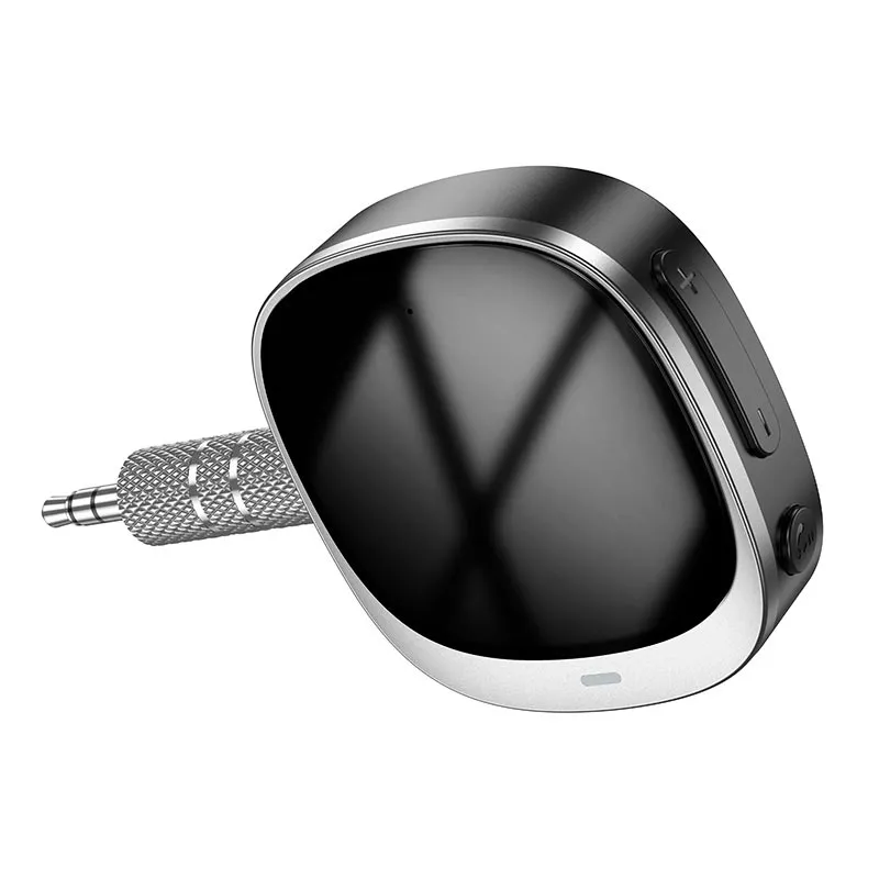 Bluetooth-ресивер HOCO E80 Travel car AUX BT receiver Black - Зображення 4