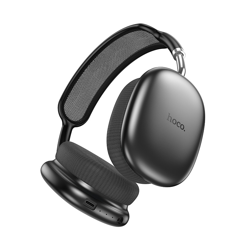 Бездротові накладні навушники HOCO W55 Plus Happiness ANC noise reduction BT headphones Deep Space Gray - Зображення 4