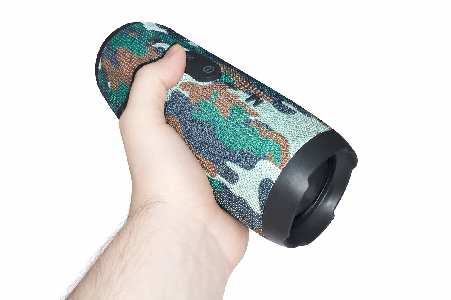 Портативна Bluetooth-колонка в камуфляжному стилі — потужний звук, USB/AUX/FM - Зображення 3