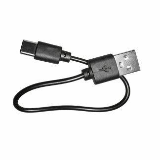 Кабель USB - Type-C 20 см короткий для павербанка 2A Чорний (тільки зарядка)